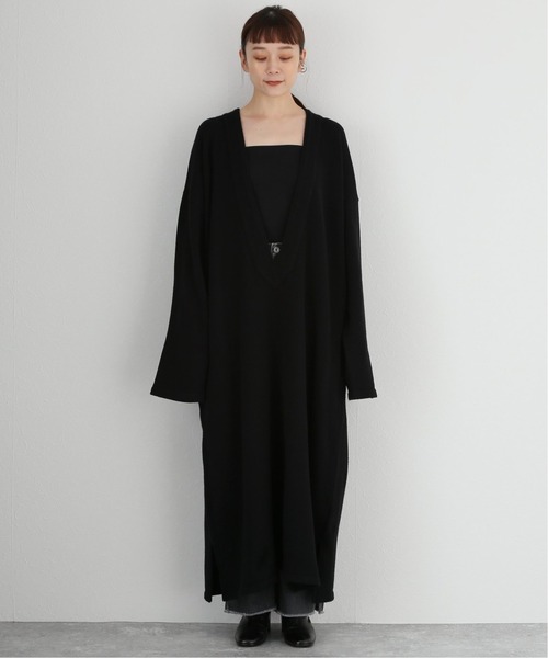 ワンピース MexiPa \"Lamb Deep Vneck Maxi Parker\" ワンピース MexiPa 