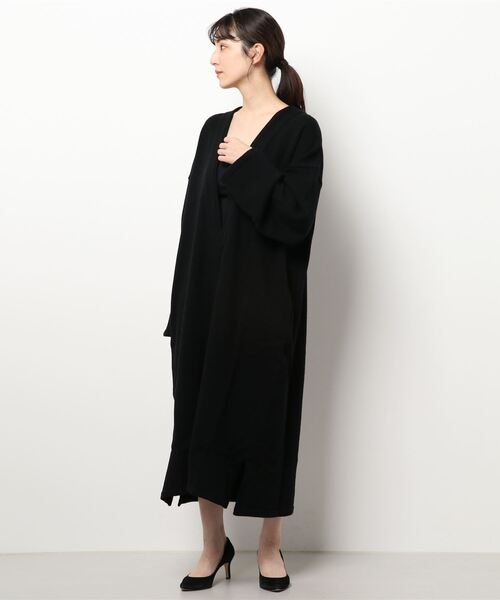 ワンピース MexiPa \"Lamb Deep Vneck Maxi Parker\" MexiPa（メキパ）の「【MEXIPA/メキパ】Lamb DeepVneck Mexican
