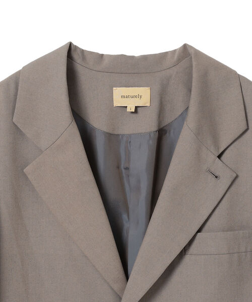 BEAMS BOY（ビームスボーイ）の「maturely / Coverall Jacket（テーラードジャケット・レディース・ネイビー/ブラック系その他3・1/0）」の9枚目の写真