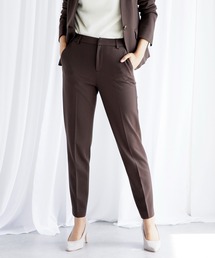 WHITE JOOLA | 【SOFT THERMO　発熱・保温・ソフトタッチ！シワになりにくい♪冬のスーツはコレ♪】サーモカルゼジャージ・2wayストレッチ テーパードパンツ(その他パンツ)