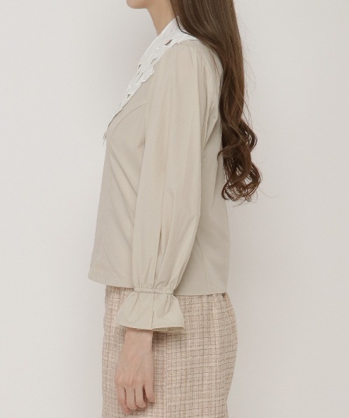 WILLSELECTION（ウィルセレクション）の「カットワーク付け襟ブラウス 