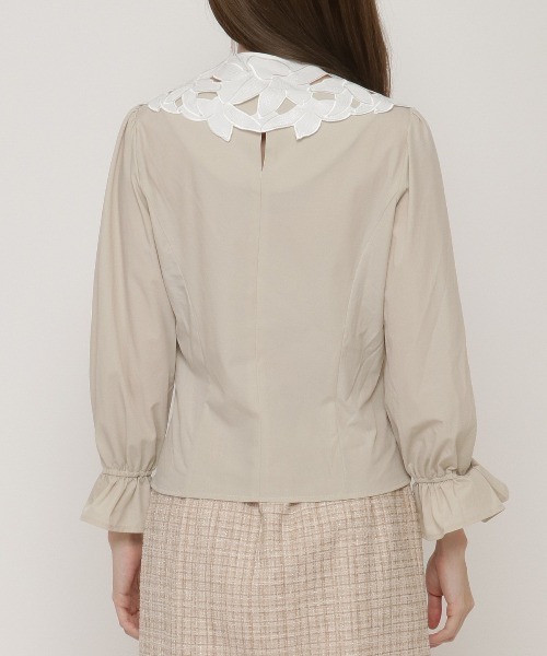 WILLSELECTION（ウィルセレクション）の「カットワーク付け襟ブラウス 
