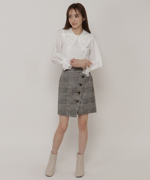 WILLSELECTION（ウィルセレクション）の「カットワーク付け襟ブラウス 
