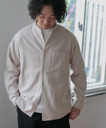 URBAN RESEARCH DOORS | 【一部WEB限定カラー】ヘビーネルバンドカラーシャツ(シャツ/ブラウス)