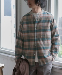 URBAN RESEARCH DOORS | 【一部WEB限定カラー】ヘビーネルバンドカラーシャツ(シャツ/ブラウス)