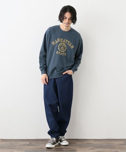417 EDIFICE（フォーワンセブンエディフィス）の「【SCREEN STARS / スクリーンスターズ】 EX クルーネックスウェット（スウェット・メンズ・チャコールグレー/ネイビー/ブラック系その他・LARGE/X-LARGE）」の4枚目の写真