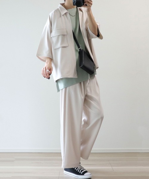 LILL（リル）の「7分袖Tシャツ（Tシャツ/カットソー・メンズ・ブルー・S）」の12枚目の写真