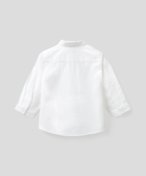 BENETTON (UNITED COLORS OF BENETTON)（ベネトンユナイテッドカラーズオブベネトン）の「キッズ蝶ネクタイ付き長袖シャツB（蝶ネクタイ・キッズ・ホワイト・98/90/82/104）」の3枚目の写真
