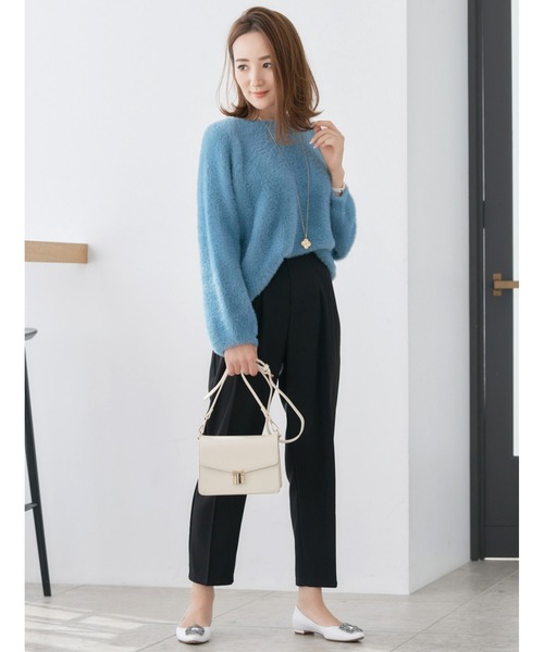 fifth(フィフス)の「ハイウエストビューティーテーパードパンツ(その他パンツ・レディース・ブラック/ダークブラウン/グレイッシュベージュ・SMALL/MEDIUM/LARGE)」の14枚目の写真