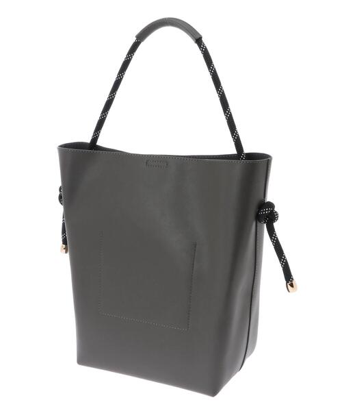 Green Parks(グリーンパークス)の「・コードハンドルビッグトート*(トートバッグ・レディース・グレー/ベージュ/ライトグレー・FREE)」の15枚目の写真