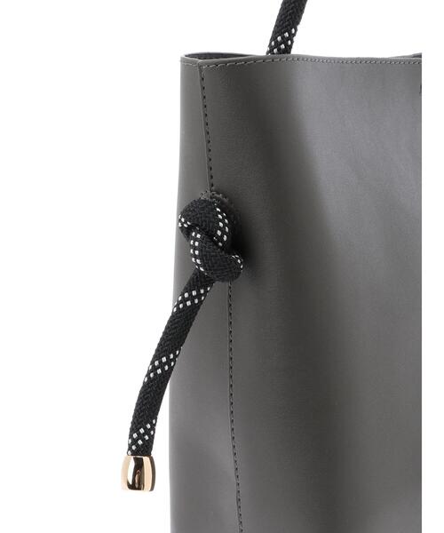 Green Parks(グリーンパークス)の「・コードハンドルビッグトート*(トートバッグ・レディース・グレー/ベージュ/ライトグレー・FREE)」の18枚目の写真