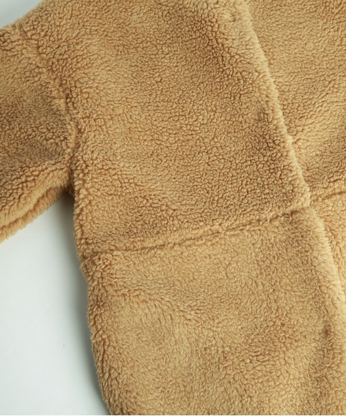 SUGAR BISKET（シュガービスケット）の「ノーカラーロングボアコート（その他アウター・レディース・ベージュ/ブラウン/ブラック・フリー）」の22枚目の写真