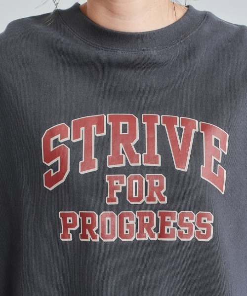 cepo(セポ)の「カレッジロゴスウェット(スウェット・レディース・チャコール/グレー/カーキ/ブルー・M)」の16枚目の写真