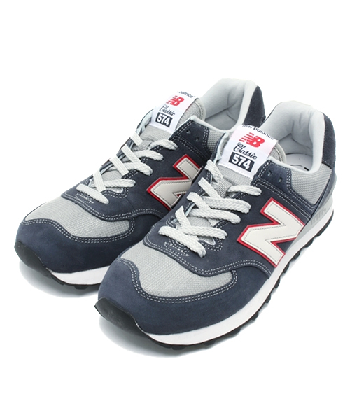 XLARGE（エクストララージ）の「NB ML574（スニーカー・メンズ・ネイビー/ベージュ/グレー・26.5cm/27cm/27.5cm）」の3枚目の写真