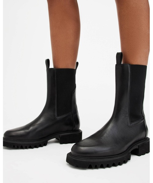 オールセインツ レザーブーツ エンジニアブーツ