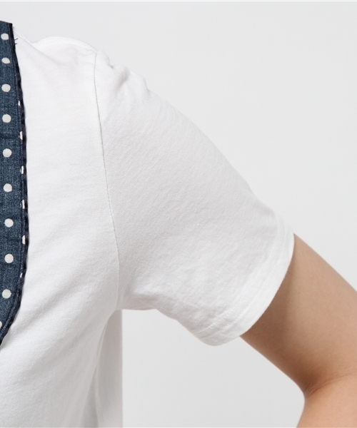 BEAMS BOY(ビームスボーイ)の「TORI-TO / レース Tシャツ(Tシャツ/カットソー・レディース・ホワイト/ネイビー・ONE SIZE)」の15枚目の写真