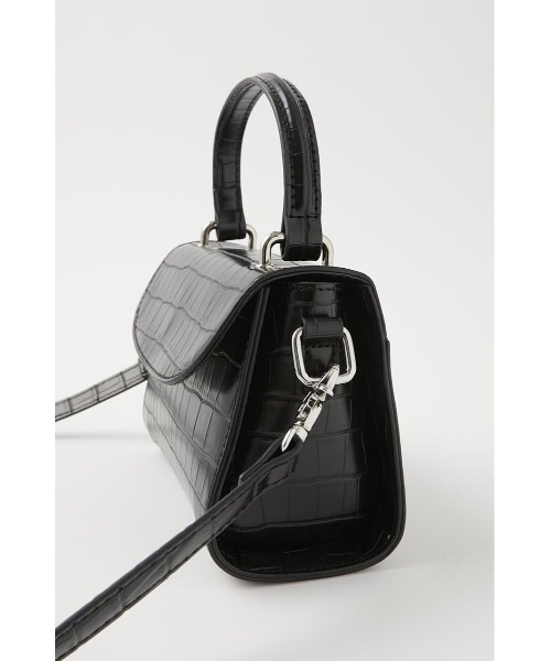 MOUSSY（マウジー）の「MINI GRAB バッグ（ショルダーバッグ・レディース・ブラック/ブラウン/ライトベージュ・FREE）」の13枚目の写真