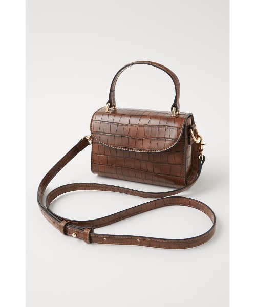 MOUSSY（マウジー）の「MINI GRAB バッグ（ショルダーバッグ・レディース・ブラック/ブラウン/ライトベージュ・FREE）」の20枚目の写真