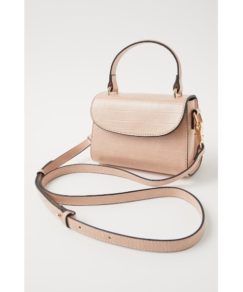 MOUSSY（マウジー）の「MINI GRAB バッグ（ショルダーバッグ・レディース・ブラック/ブラウン/ライトベージュ・FREE）」の19枚目の写真