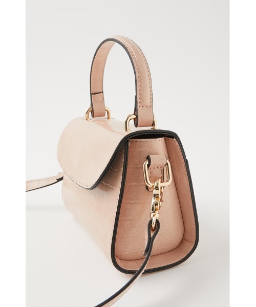 MOUSSY（マウジー）の「MINI GRAB バッグ（ショルダーバッグ・レディース・ブラック/ブラウン/ライトベージュ・FREE）」の5枚目の写真