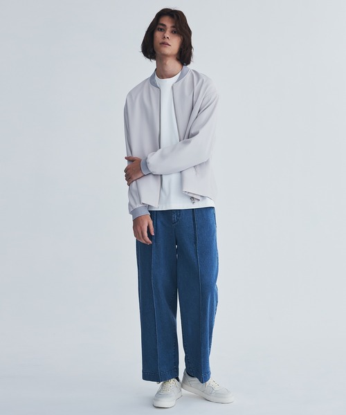 city（シティ）の「AMUNDSEN MA1（ブルゾン・メンズ・ライトグレー/ブラック・1/2/3）」の19枚目の写真