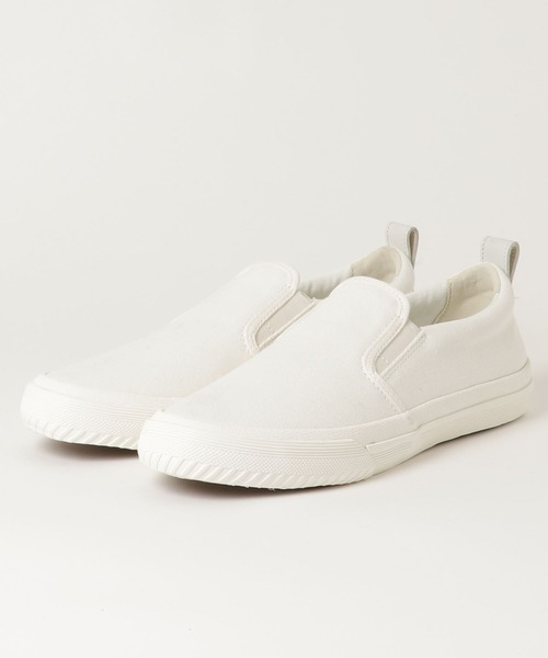 Clarks(クラークス)の「【ネット限定】Roxby Step / ロクスビーステップ (ホワイトキャンバス)(スニーカー・メンズ・ホワイト・UK10/UK9/UK8/UK7/UK6)」の1枚目の写真