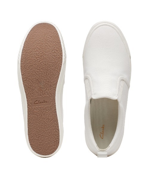 Clarks(クラークス)の「【ネット限定】Roxby Step / ロクスビーステップ (ホワイトキャンバス)(スニーカー・メンズ・ホワイト・UK10/UK9/UK8/UK7/UK6)」の5枚目の写真