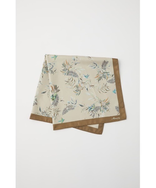 MOUSSY（マウジー）の「ORIENTAL PATTERN スカーフ（バンダナ/スカーフ・レディース・ライトベージュ/ホワイト・FREE）」の3枚目の写真