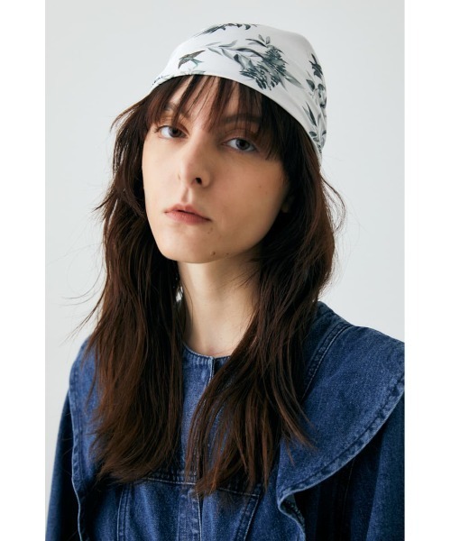 MOUSSY（マウジー）の「ORIENTAL PATTERN スカーフ（バンダナ/スカーフ・レディース・ライトベージュ/ホワイト・FREE）」の11枚目の写真