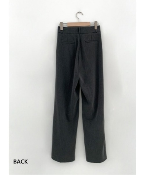 BEIDELLI（ベイデリー）の「[BELLIDE MADE] ハイウエストタックスラックス（スラックス・レディース・チャコールグレー/ベージュ・SMALL/MEDIUM/LARGE）」の19枚目の写真
