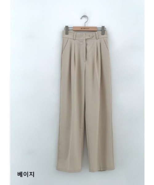 BEIDELLI（ベイデリー）の「[BELLIDE MADE] ハイウエストタックスラックス（スラックス・レディース・チャコールグレー/ベージュ・SMALL/MEDIUM/LARGE）」の8枚目の写真