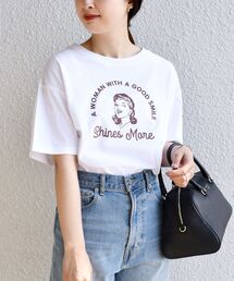 *オーガニックコットンレトロプリントTEE◆