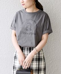 *オーガニックコットンレトロプリントTEE◆