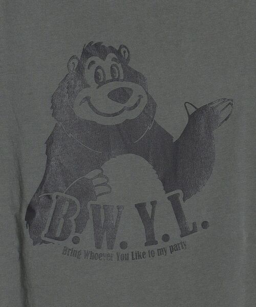 SHIPS（シップス）の「*オーガニックコットンレトロプリントTEE◆（Tシャツ/カットソー・レディース・ホワイト/ライトホワイト/ベージュ/ベージュ系/チャコールグレー/グレー系/ダークグレー・ONE SIZE）」の17枚目の写真