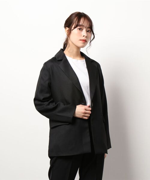 KOBE LETTUCE（コウベレタス）の「ベーシックテーラードジャケット（テーラードジャケット・レディース・グレー系/ベージュ/ブラック/ホワイト系・FREE）」の9枚目の写真