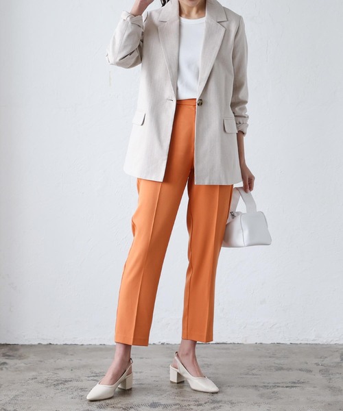 KOBE LETTUCE（コウベレタス）の「ベーシックテーラードジャケット（テーラードジャケット・レディース・グレー系/ベージュ/ブラック/ホワイト系・FREE）」の13枚目の写真