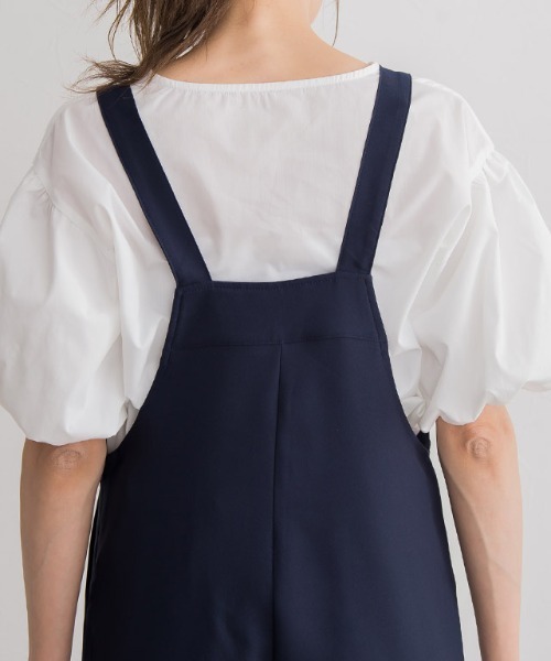 Pierrot（ピエロ）の「ストレートサロペット（サロペット/オーバーオール・レディース・ブラック/カーキ/ネイビー・M/L）」の21枚目の写真