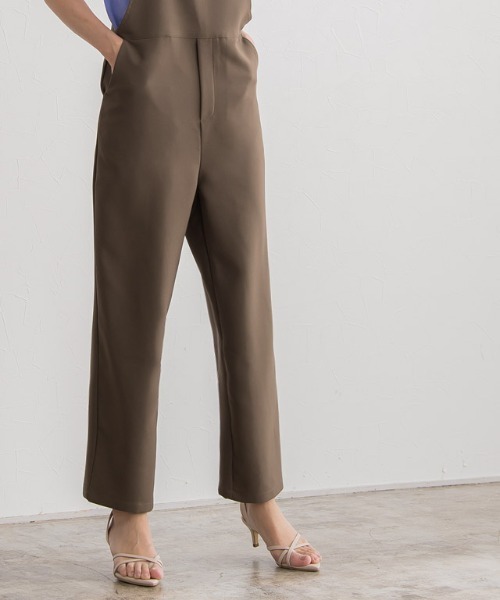 Pierrot（ピエロ）の「ストレートサロペット（サロペット/オーバーオール・レディース・ブラック/カーキ/ネイビー・M/L）」の10枚目の写真