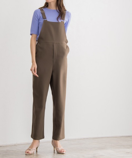 Pierrot（ピエロ）の「ストレートサロペット（サロペット/オーバーオール・レディース・ブラック/カーキ/ネイビー・M/L）」の13枚目の写真