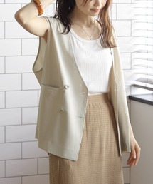 Crisp | ノーカラージレ(ベスト)