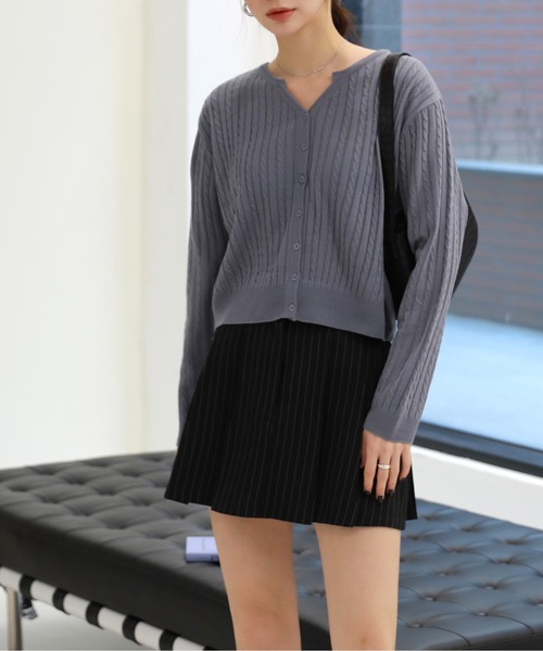 by muni:r(バイ ムニール)の「ローライズプリーツスカート(スカート・レディース・ブラック/ベージュ/ピンク・SMALL/MEDIUM)」の16枚目の写真