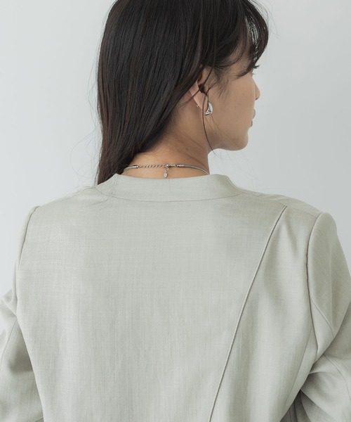 UNITED TOKYO ネオリネンカラーレスジャケット　セットアップ可 UNITED TOKYO（ユナイテッドトウキョウ）の「【完売間近！】ネオ