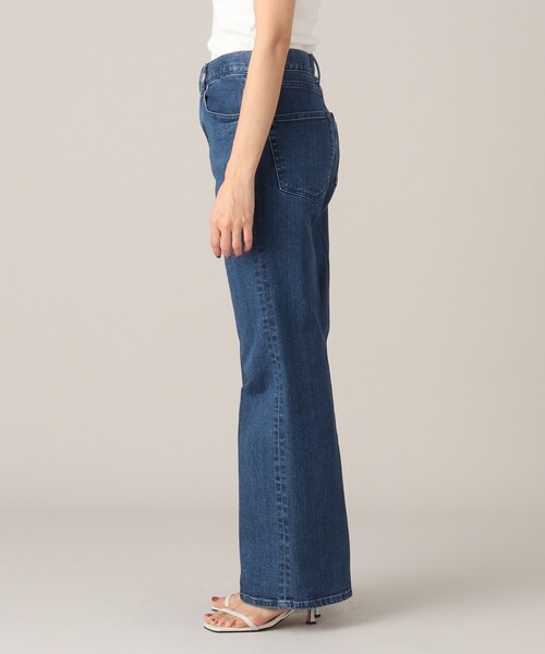 UNTITLED（アンタイトル）の「◆センタープレスデニム【マシンウォッシャブル】（デニムパンツ・レディース・ネイビー/ブルー・00/01/50/02/03/44/42/04/46/48）」の5枚目の写真