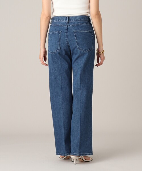 UNTITLED（アンタイトル）の「◆センタープレスデニム【マシンウォッシャブル】（デニムパンツ・レディース・ネイビー/ブルー・00/01/50/02/03/44/42/04/46/48）」の6枚目の写真