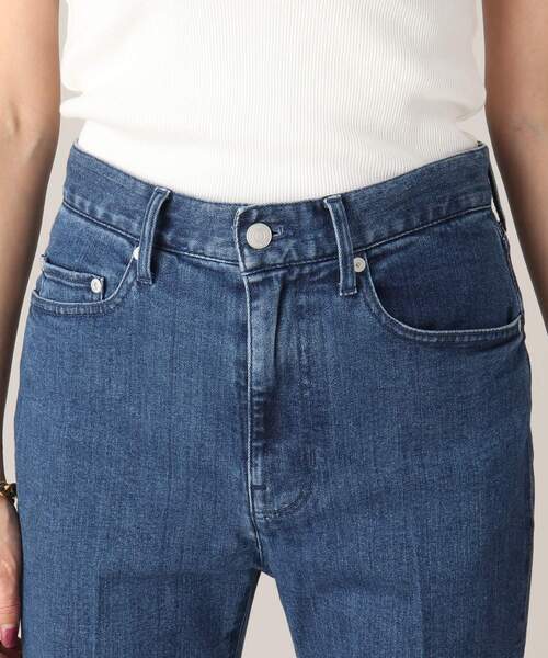 UNTITLED（アンタイトル）の「◆センタープレスデニム【マシンウォッシャブル】（デニムパンツ・レディース・ネイビー/ブルー・00/01/50/02/03/44/42/04/46/48）」の7枚目の写真