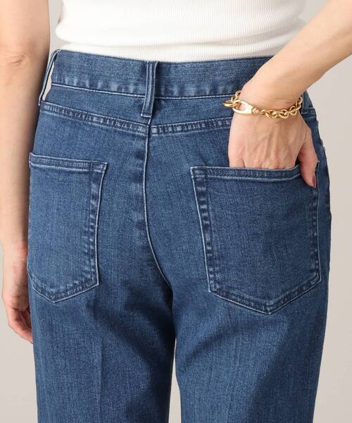 UNTITLED（アンタイトル）の「◆センタープレスデニム【マシンウォッシャブル】（デニムパンツ・レディース・ネイビー/ブルー・00/01/50/02/03/44/42/04/46/48）」の9枚目の写真