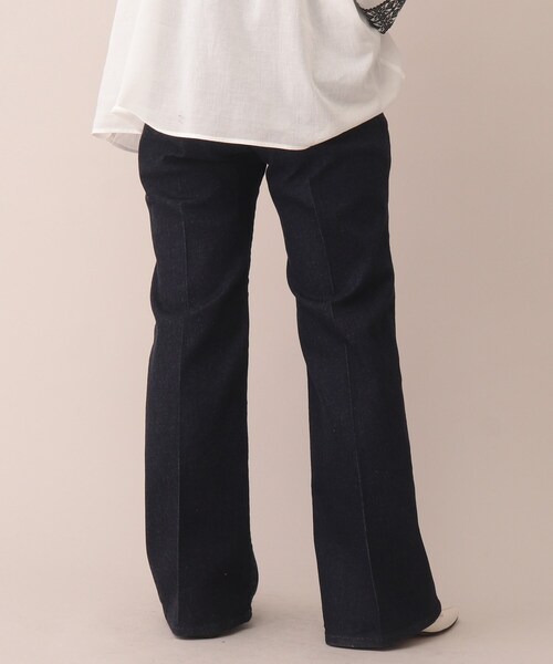 UNTITLED（アンタイトル）の「◆センタープレスデニム【マシンウォッシャブル】（デニムパンツ・レディース・ネイビー/ブルー・00/01/50/02/03/44/42/04/46/48）」の14枚目の写真