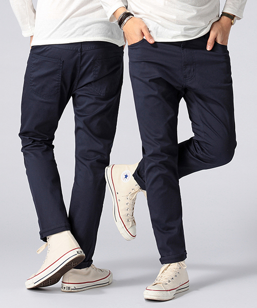 BEAMS（ビームス）の「○BEAMS / ピケ アンクルカット ５ポケットパンツ（その他パンツ・メンズ・オフホワイト/ブルー/ネイビー・MEDIUM/X-LARGE/SMALL/LARGE）」の2枚目の写真