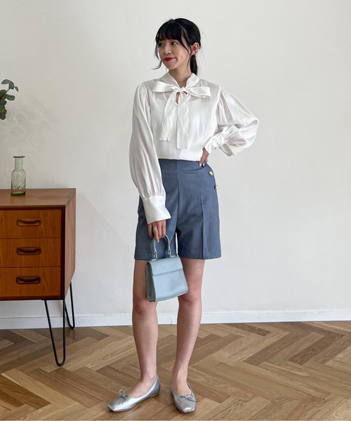 EPIMI E'PIMMY（エピミエピミー）の「金ボタンマリンショートパンツ（その他パンツ・レディース・ブラック/ネイビー/ブルー/アイボリー・MEDIUM）」の19枚目の写真