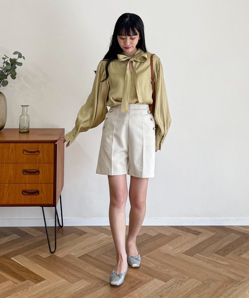 EPIMI E'PIMMY（エピミエピミー）の「金ボタンマリンショートパンツ（その他パンツ・レディース・ブラック/ネイビー/ブルー/アイボリー・MEDIUM）」の5枚目の写真